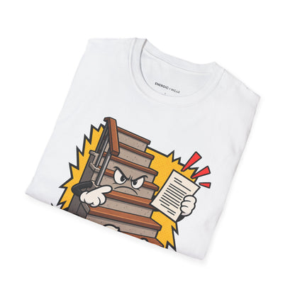 Graphic fitness T-shirt featuring the "The Stairs Have Filed a Complaint" design.