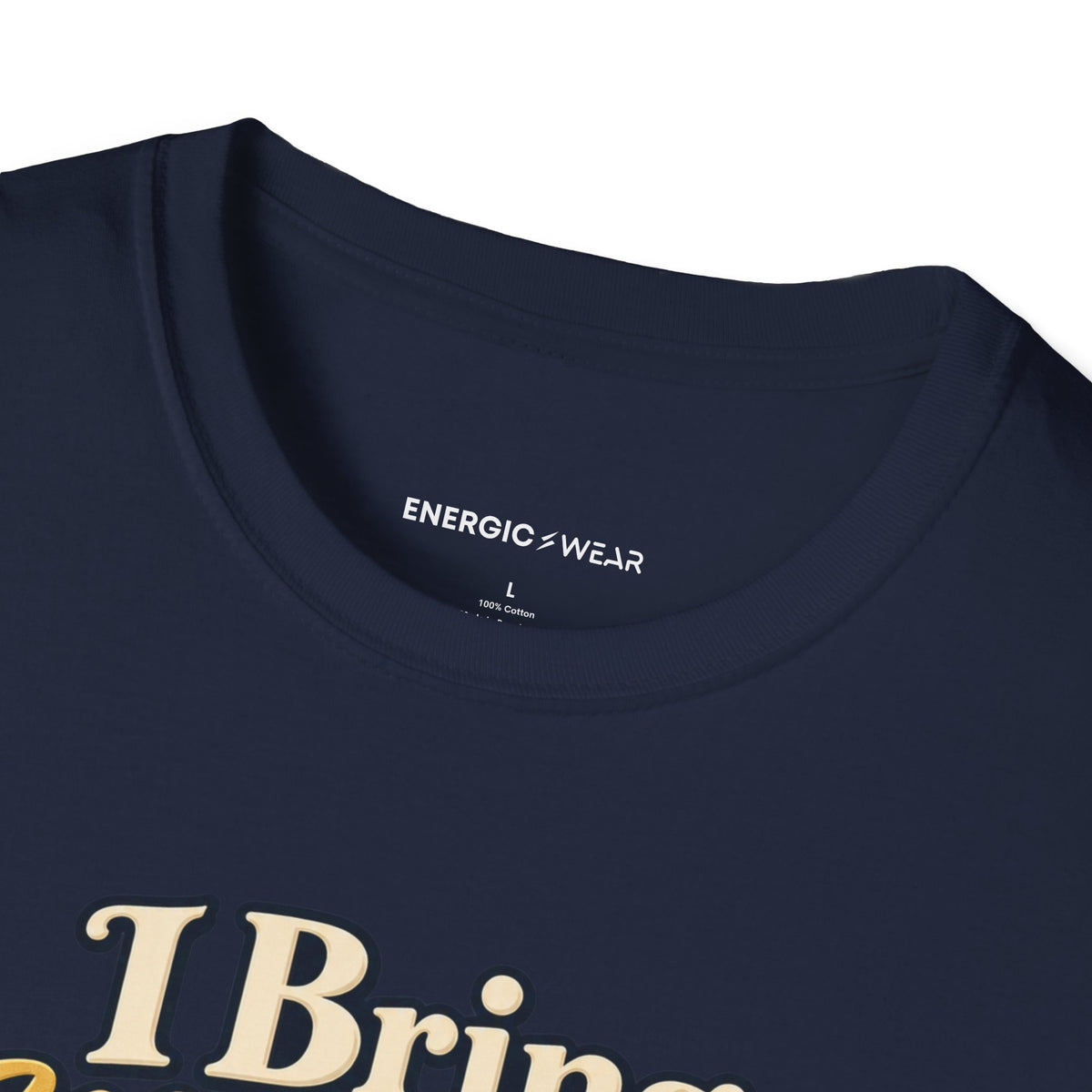 Graphic fitness T-shirt featuring the "I Bring My Nerves and Prayers to Training" design.