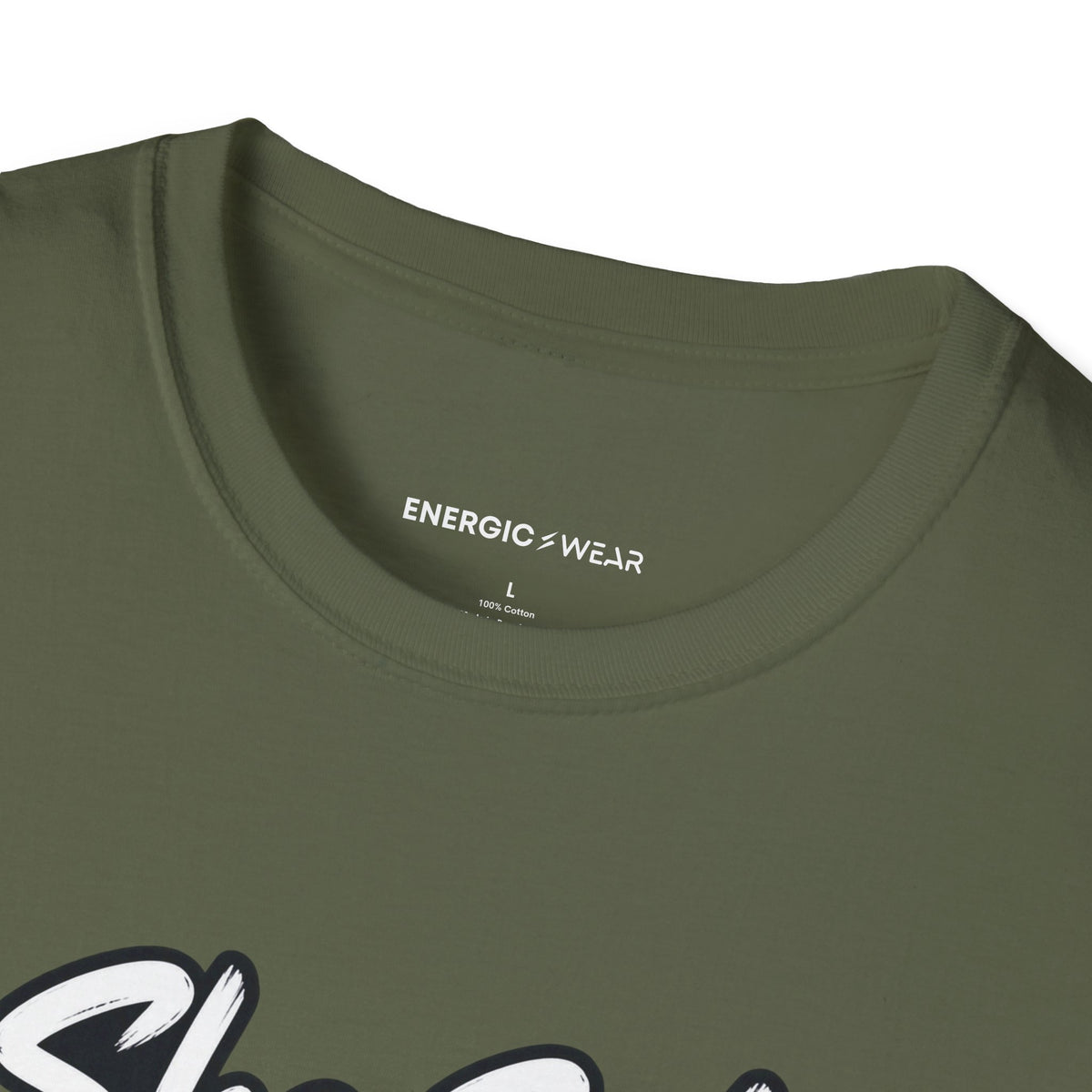 Graphic fitness T-shirt featuring the "She Sets the Tone Before the Timer" design.