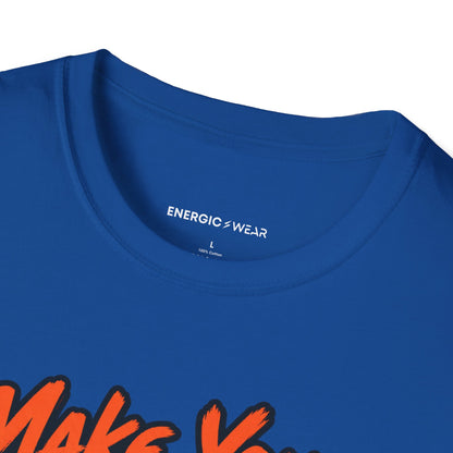 Graphic fitness T-shirt featuring the "Make Your Starting Point Proud" design.