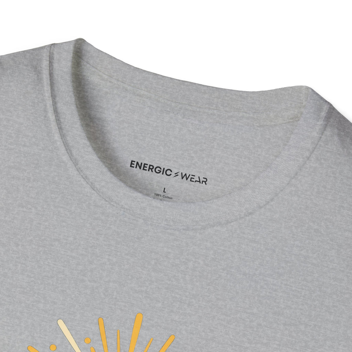 Graphic fitness T-shirt featuring the "My Breathing Sets the Tempo" design.