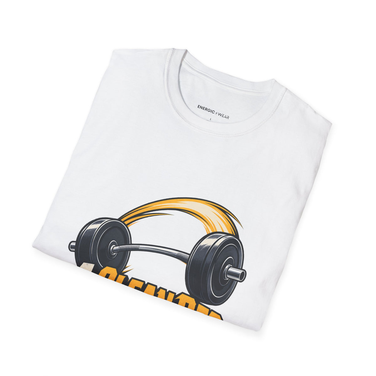 Graphic fitness T-shirt featuring the "A Clean Rep Carries Its Own Weight" design.