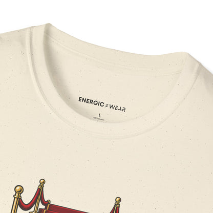 Graphic fitness T-shirt featuring the "Trade the Grand Entrance for a Good Session" design.