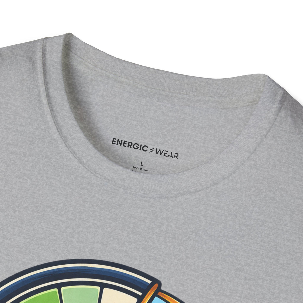 Graphic fitness T-shirt featuring the "Leave Some Energy for Living" design.