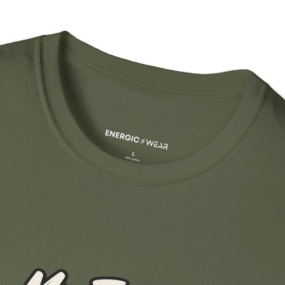 Graphic fitness T-shirt featuring the "My First Push-Up Has a Date with Me" design.