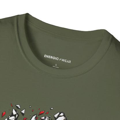 Graphic fitness T-shirt featuring the "Let Your Focus Finish the Sentence" design.