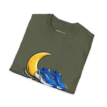 Graphic fitness T-shirt featuring the "A Restful Night Is on My Training Team" design.