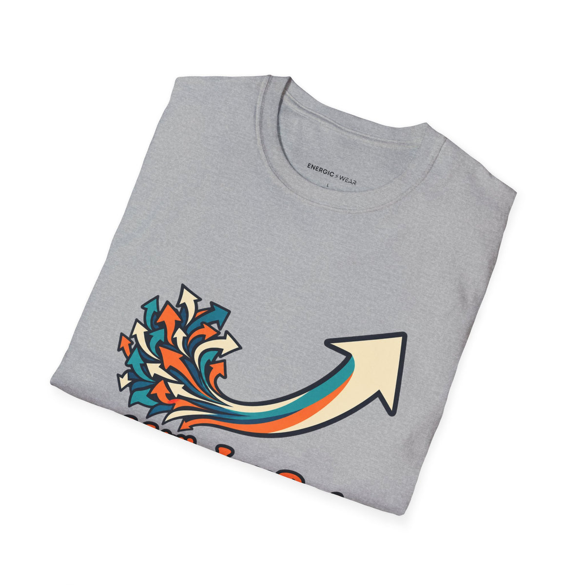 Graphic fitness T-shirt featuring the "A Little Less Rush a Little More Range" design.