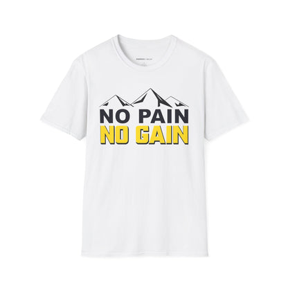 NO PAIN NO Gain! TShirt – Motivational Workout Tee