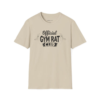 Official Gym Rat Club TShirt – Motivational Lifestyle Tee