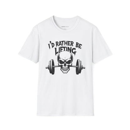 I'D RATHER be LIFTING! Funny Workout Gym Tee