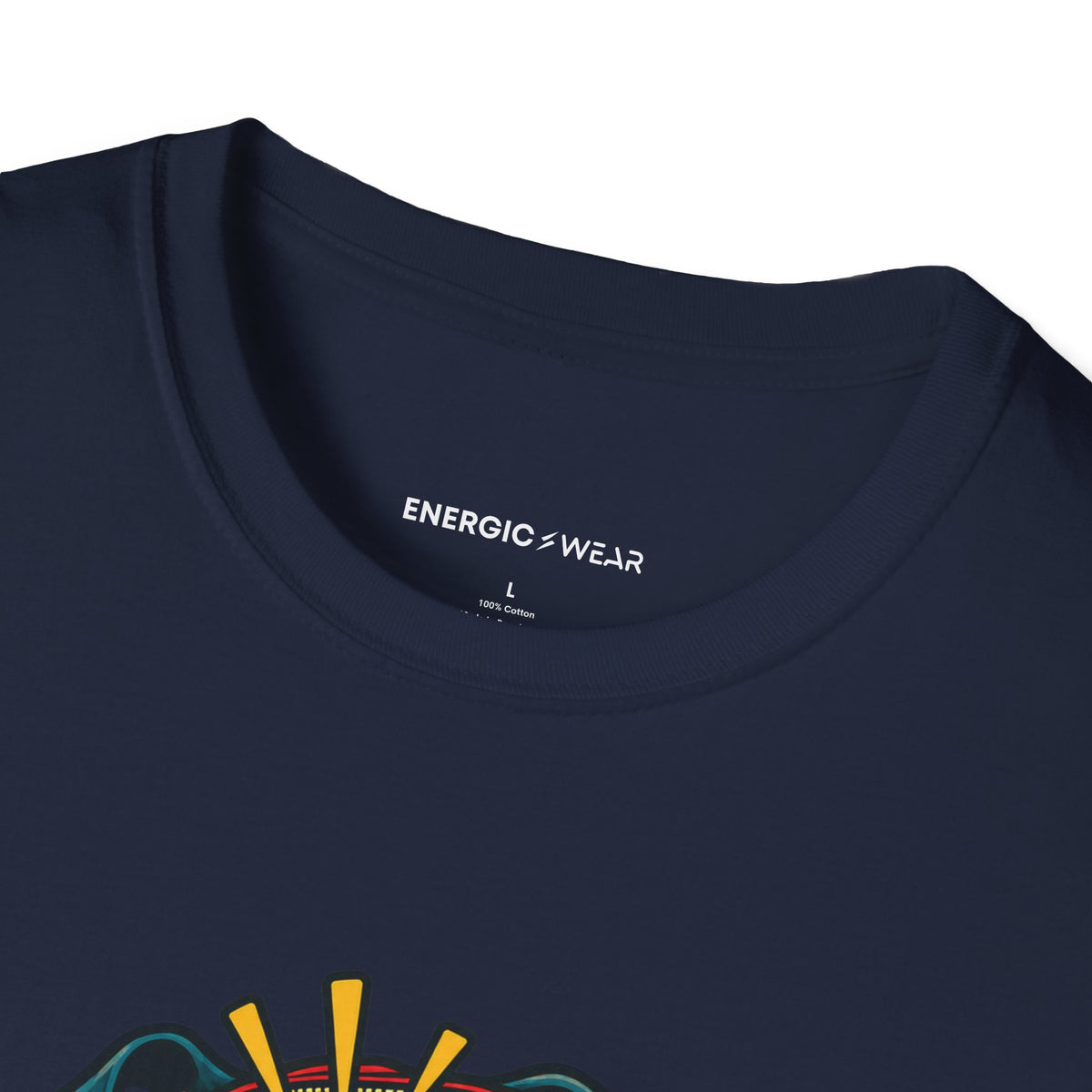 Graphic fitness T-shirt featuring the "This Gym Bag Contains Emergency Noodles" design.