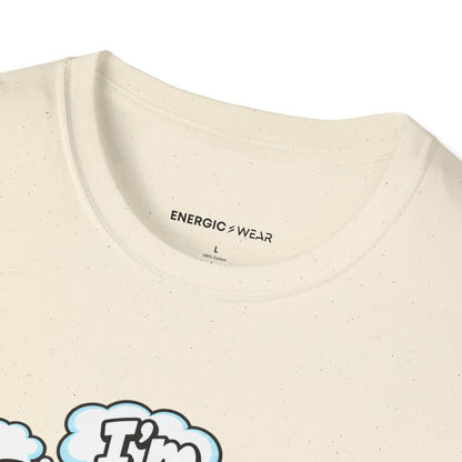 Graphic fitness T-shirt featuring the "I'm Between Sets and Several Life Decisions" design.