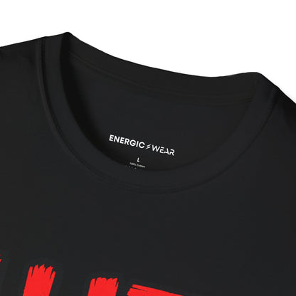Graphic fitness T-shirt featuring the "I Lift Because Punching People Is Frowned Upon" design.