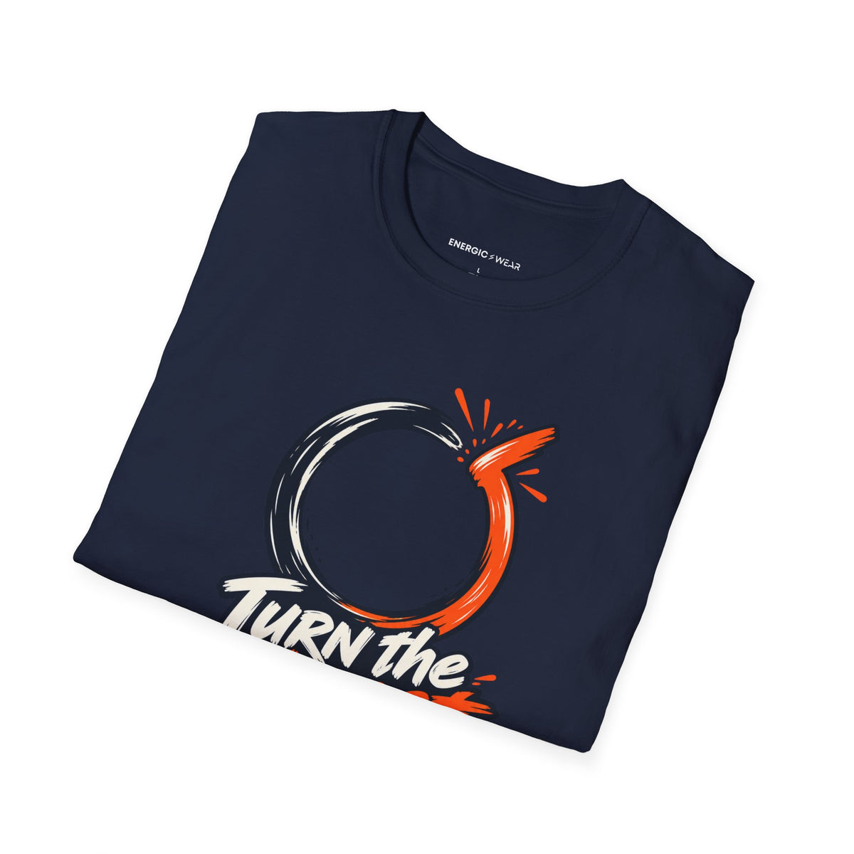 Graphic fitness T-shirt featuring the "Turn the Almost Into an Attempt" design.