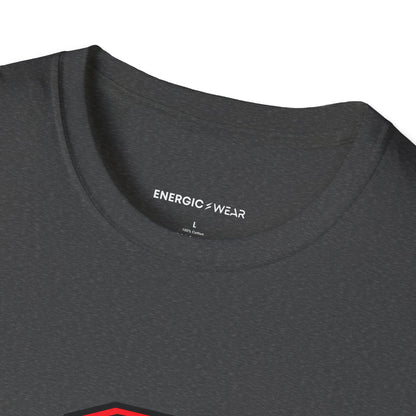 Graphic fitness T-shirt featuring the "Strength Has More Than One Grip" design.