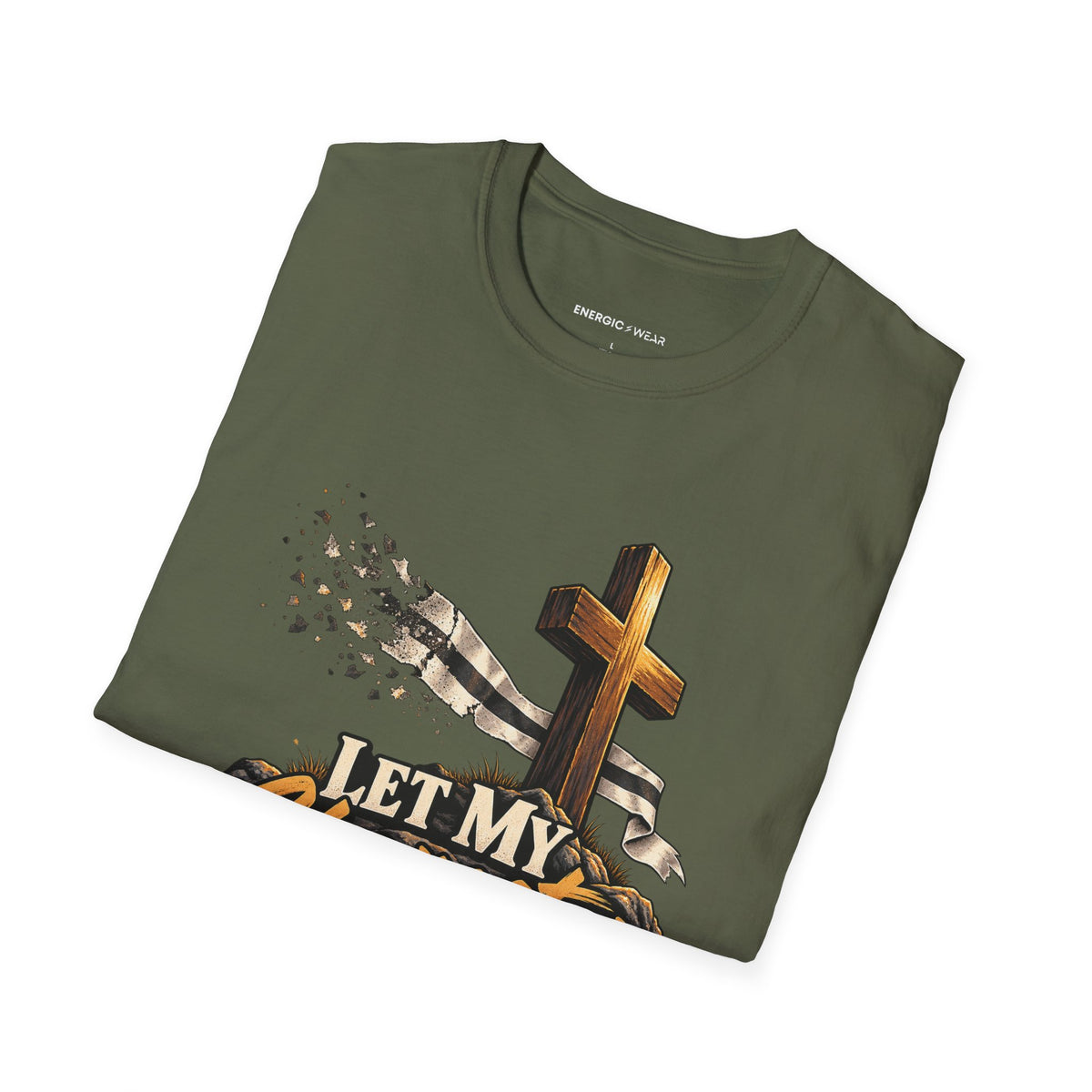 Graphic fitness T-shirt featuring the "Let My Character Outlast My Record" design.