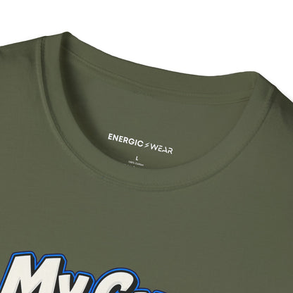 Graphic fitness T-shirt featuring the "My Gym Friendships Start With Are You Using This" design.