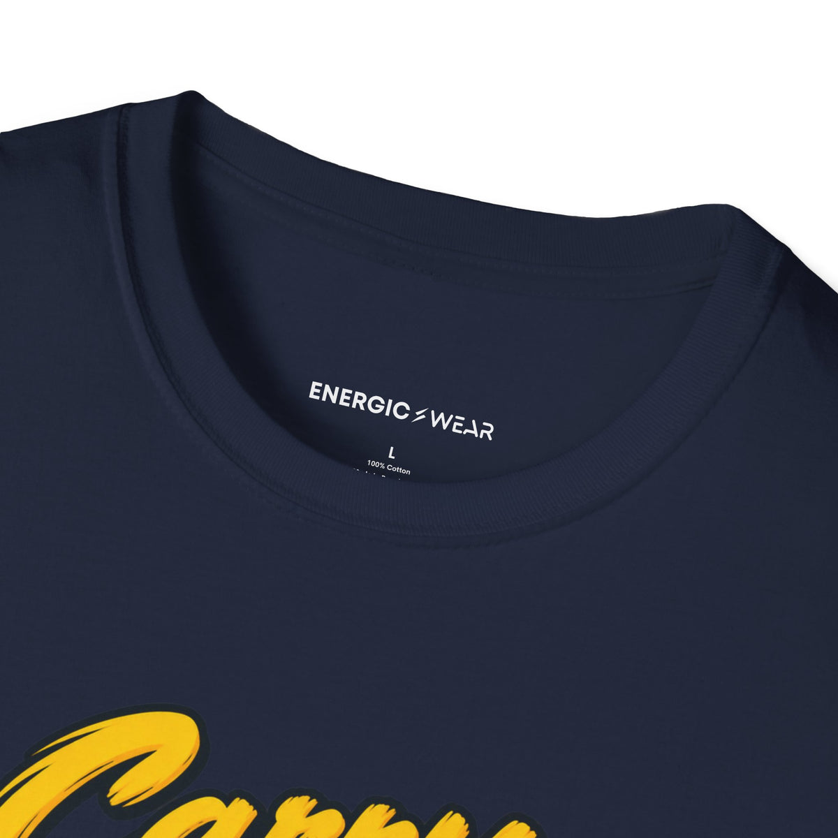 Graphic fitness T-shirt featuring the "Carry the Beat Through the Last Chorus" design.