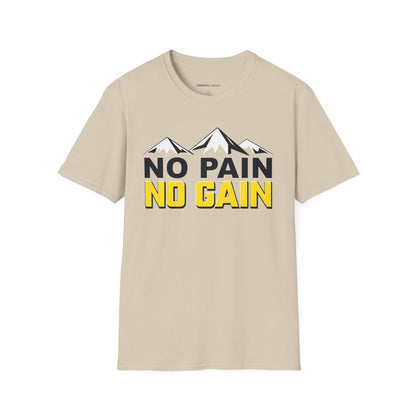NO PAIN NO Gain! TShirt – Motivational Workout Tee