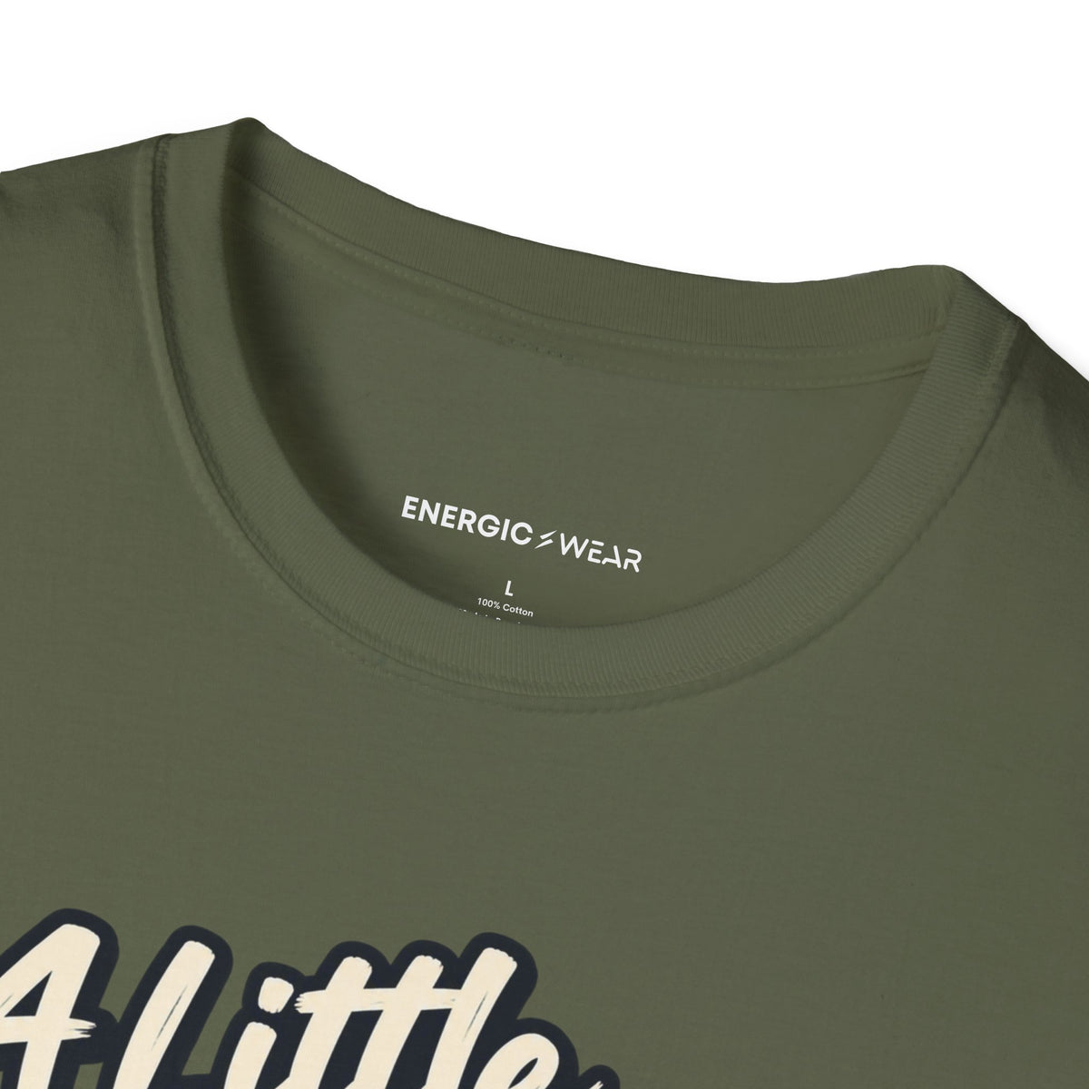 Graphic fitness T-shirt featuring the "A Little Braver Every Session" design.