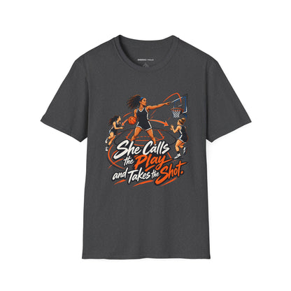 She Calls the Play and Takes the Shot T-Shirt
