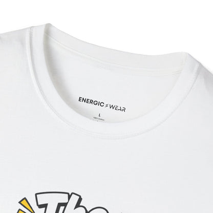 Graphic fitness T-shirt featuring the "The Resistance Band Started It" design.
