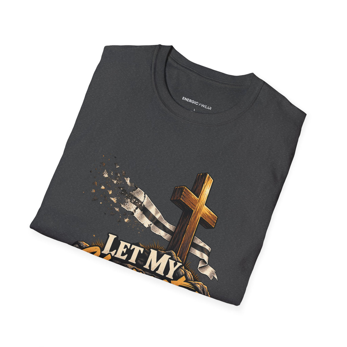 Graphic fitness T-shirt featuring the "Let My Character Outlast My Record" design.