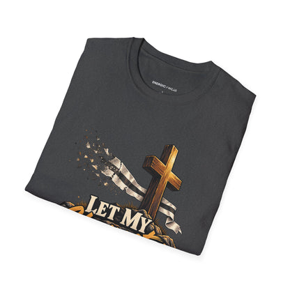 Graphic fitness T-shirt featuring the "Let My Character Outlast My Record" design.