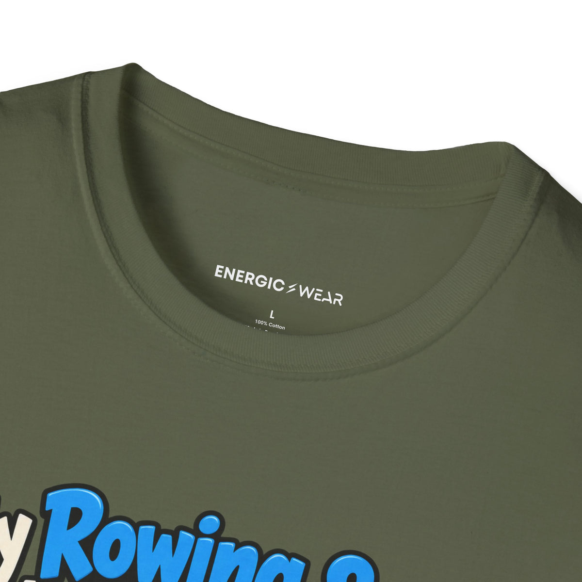 Graphic fitness T-shirt featuring the "My Rowing Split Is None of My Watch S Business" design.