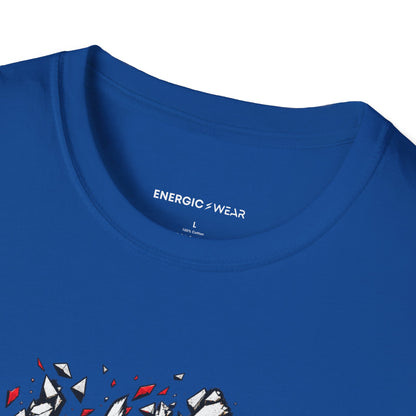 Graphic fitness T-shirt featuring the "Let Your Focus Finish the Sentence" design.