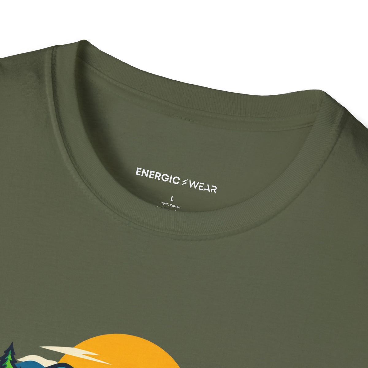Graphic fitness T-shirt featuring the "I Learned to Enjoy the Middle Mile" design.