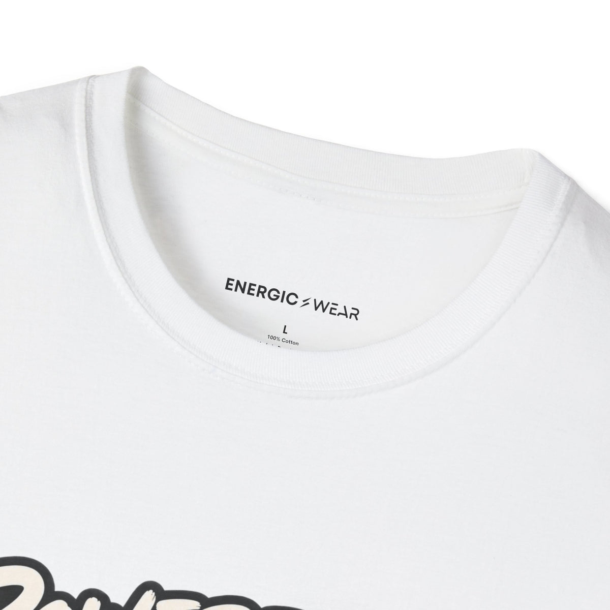 Graphic fitness T-shirt featuring the "Powered by Coffee, Sarcasm and Squats" design.