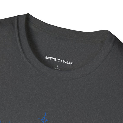Graphic fitness T-shirt featuring the "Make the Unloaded Bar Look Intentional" design.