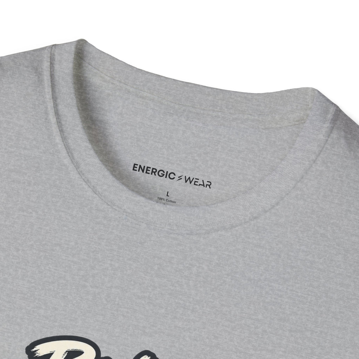 Graphic fitness T-shirt featuring the "Bring Patience to the Plateau" design.