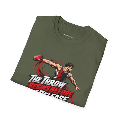 The Throw Begins Before the Release T-Shirt