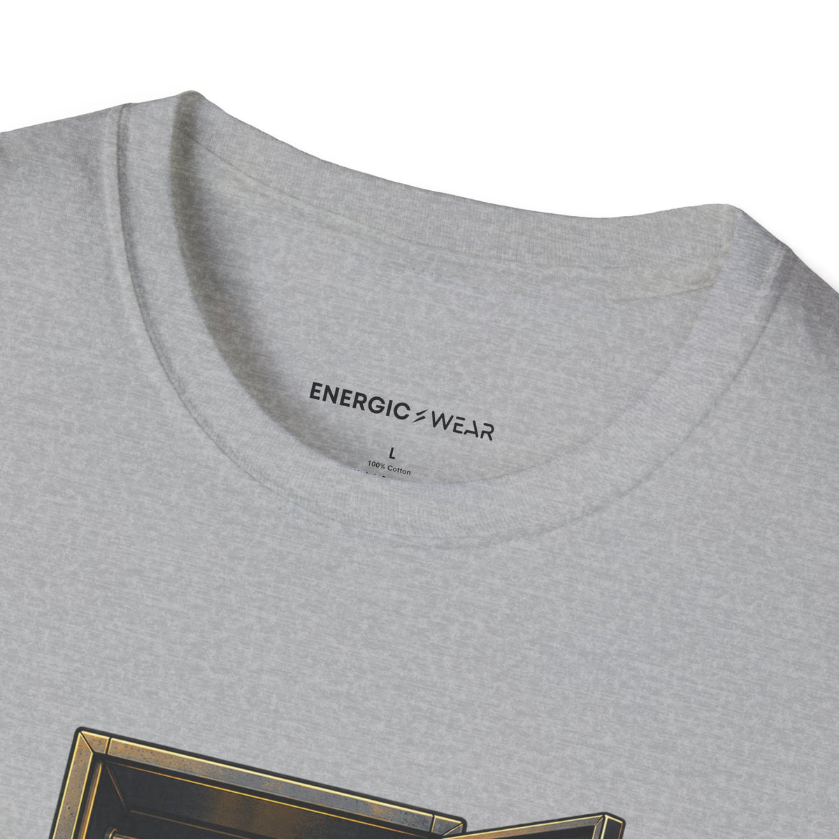 Graphic fitness T-shirt featuring the "God Hears the Quiet Gym Prayer" design.