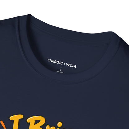 Graphic fitness T-shirt featuring the "I Bring Trail Mix to the Team Meeting" design.