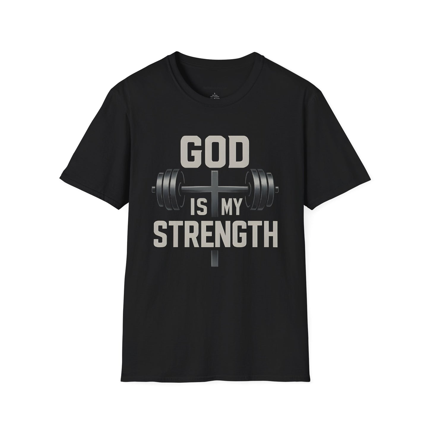 God Is My Strenght - Fitness Motivational Tee