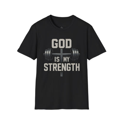 God Is My Strenght - Fitness Motivational Tee