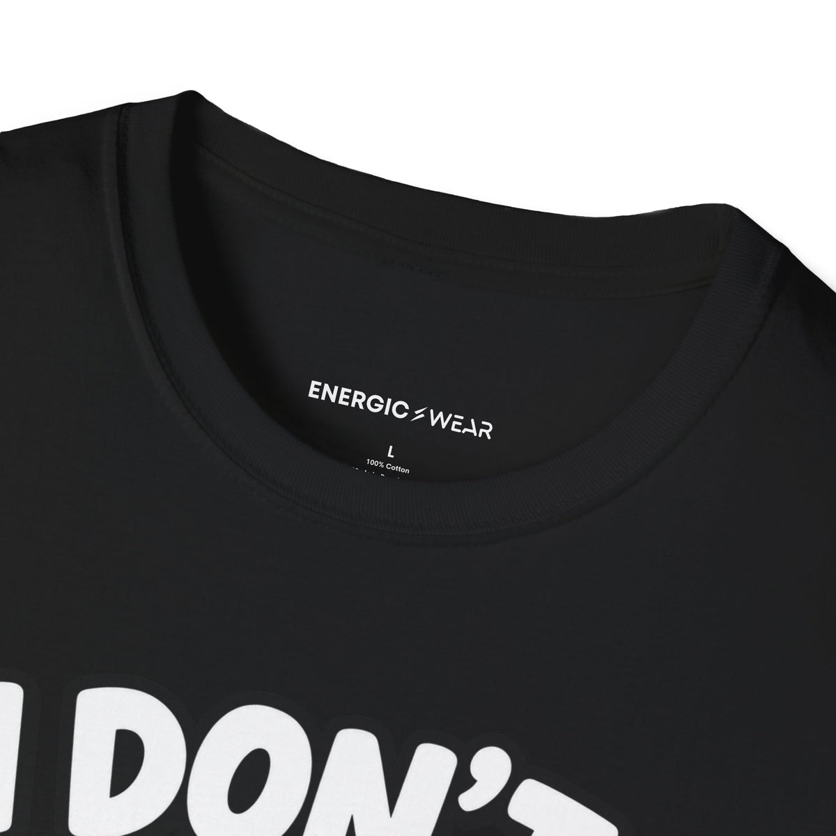 Graphic fitness T-shirt featuring the "I Don't Run, I Take Brisk Walks to the Fridge" design.
