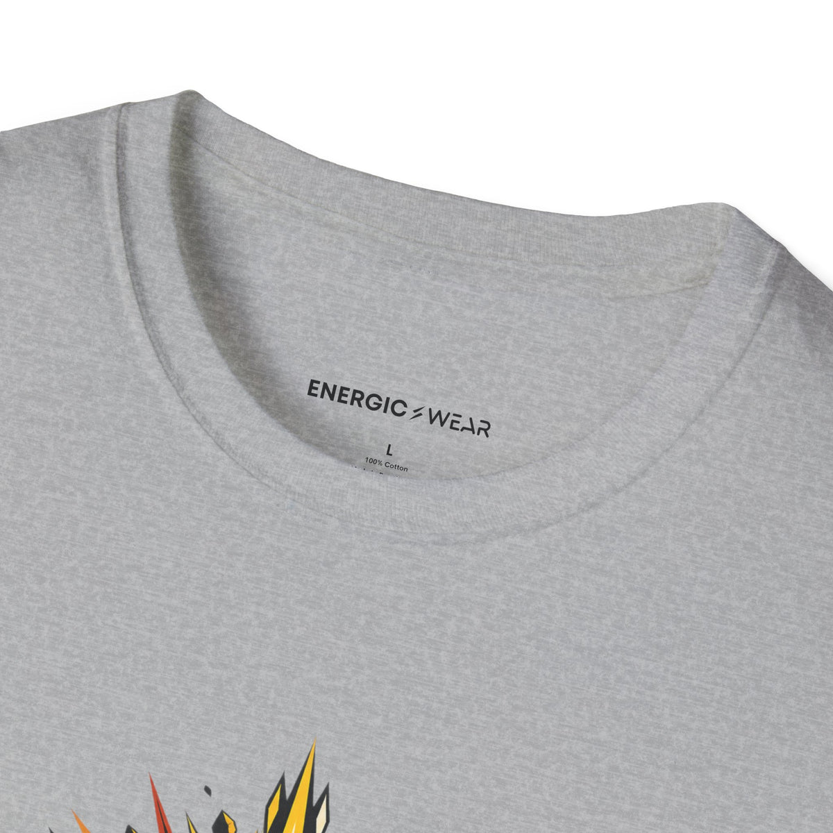 Graphic fitness T-shirt featuring the "Strength Can Rise Without a Running Start" design.