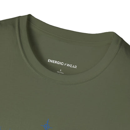 Graphic fitness T-shirt featuring the "Make the Unloaded Bar Look Intentional" design.