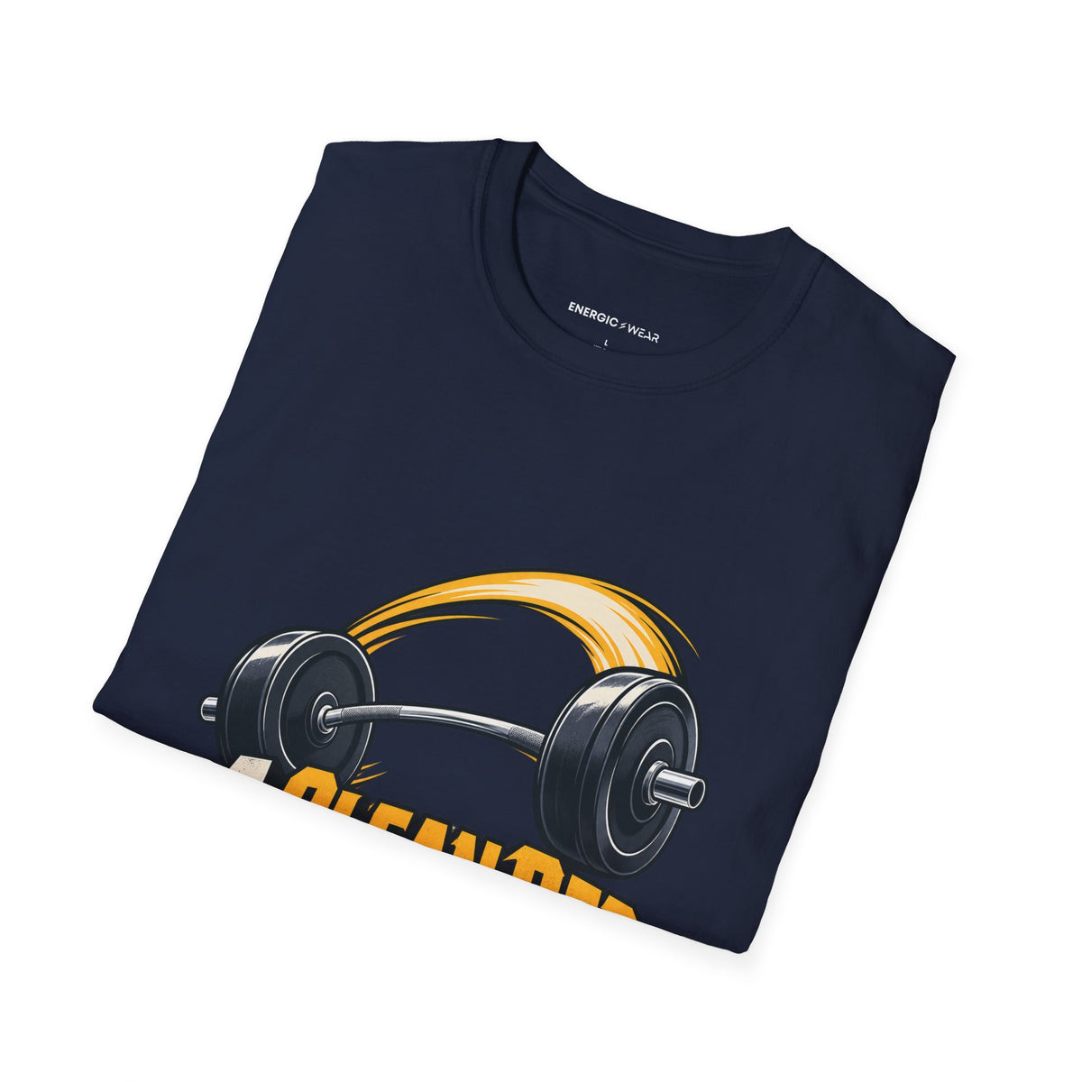 Graphic fitness T-shirt featuring the "A Clean Rep Carries Its Own Weight" design.