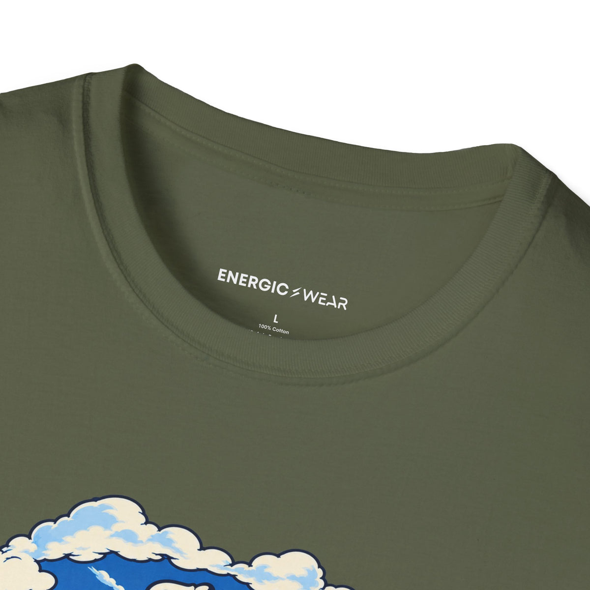 Graphic fitness T-shirt featuring the "The Cooldown Is Where I Notice the Sky" design.
