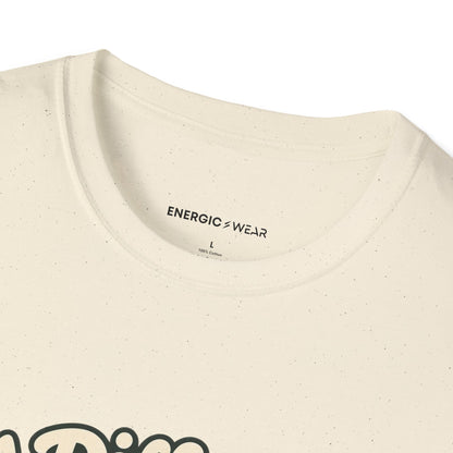 Graphic fitness T-shirt featuring the "A Different Route Can Refresh a Routine" design.