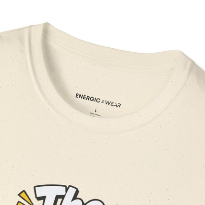 Graphic fitness T-shirt featuring the "The Resistance Band Started It" design.