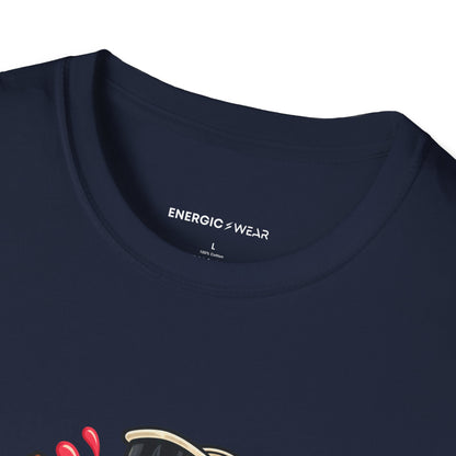 Graphic fitness T-shirt featuring the "My Smoothie Has a Support Team" design.