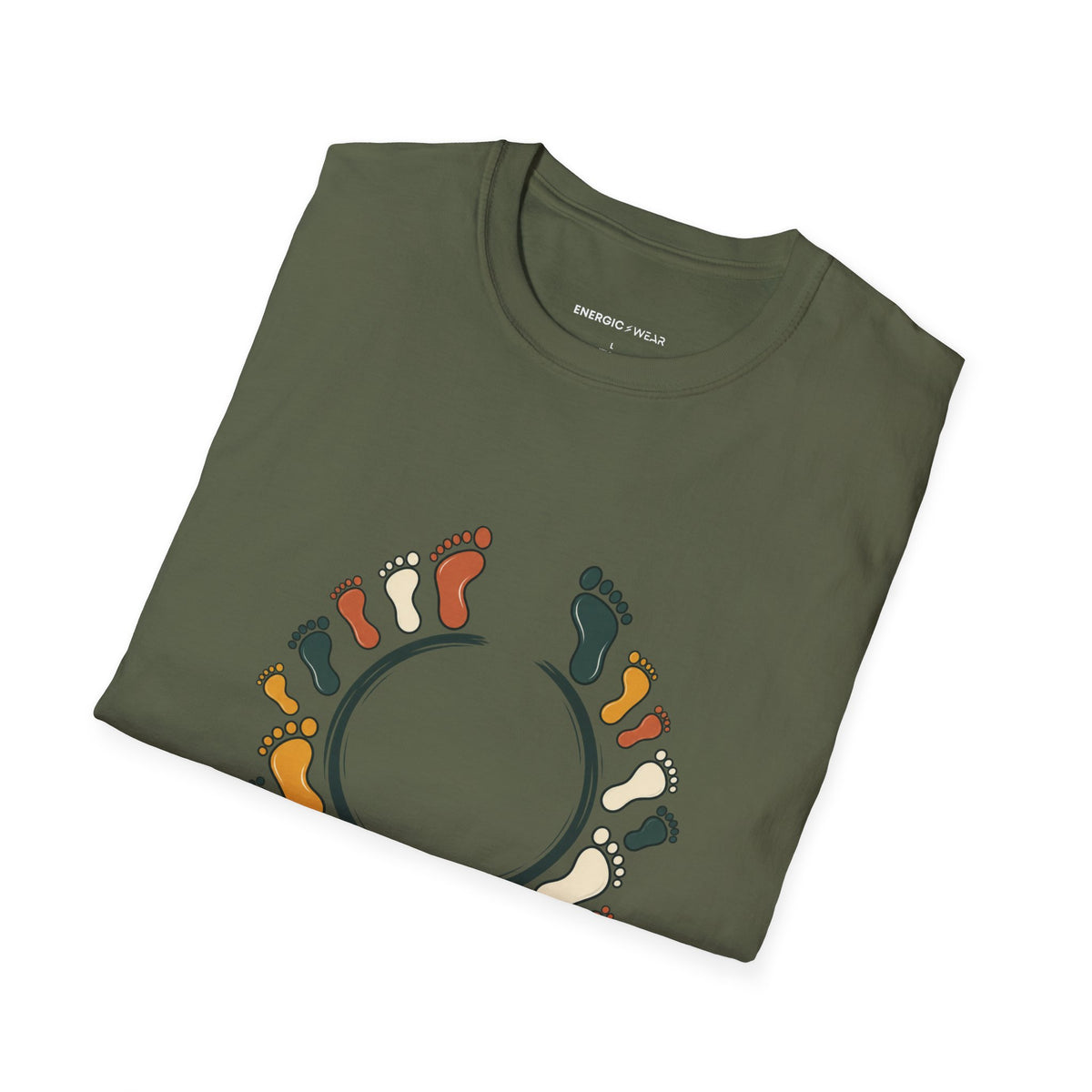 Graphic fitness T-shirt featuring the "Movement Fits Around the People I Love" design.