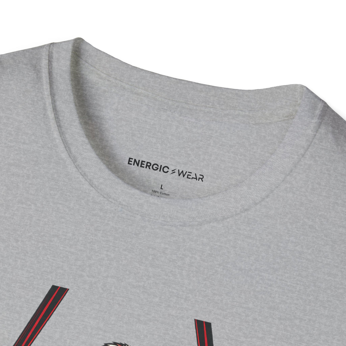 Graphic fitness T-shirt featuring the "Rings Ask Every Muscle to Listen" design.